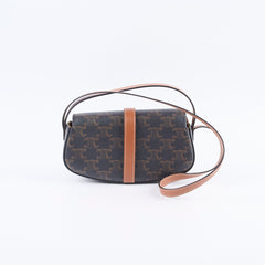 Celine Clutch on Strap Tabou Triomphe Bag Brown