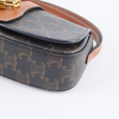 Celine Clutch on Strap Tabou Triomphe Bag Brown