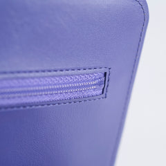 Chanel Caviar Wallet on Chain WOC Purple