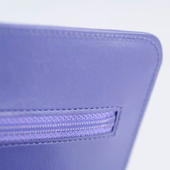 Chanel Caviar Wallet on Chain WOC Purple