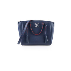 Louis Vuitton Lock Me Tote Navy Blue