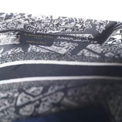 Christian Dior Book Tote Medium Black and White Plan de Paris Embroidery