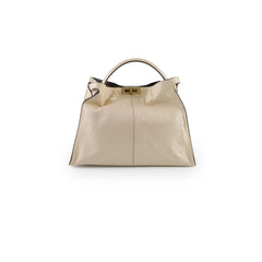 Fendi X-Lite Peekaboo White Large Fur Interior