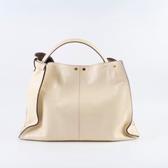 Fendi X-Lite Peekaboo White Large Fur Interior