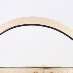 Fendi X-Lite Peekaboo White Large Fur Interior