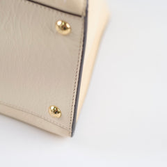 Fendi X-Lite Peekaboo White Large Fur Interior