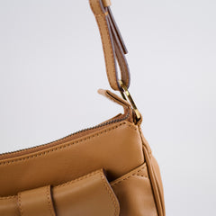 Christian Dior Croissant Shoulder Bag in Tan