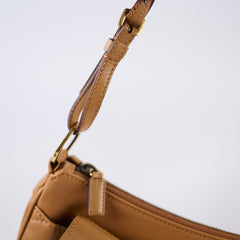 Christian Dior Croissant Shoulder Bag in Tan