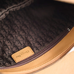 Christian Dior Croissant Shoulder Bag in Tan