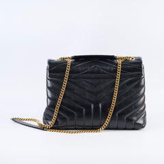 Saint Laurent Medium Loulou Bag Black GHW