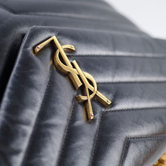 Saint Laurent Medium Loulou Bag Black GHW