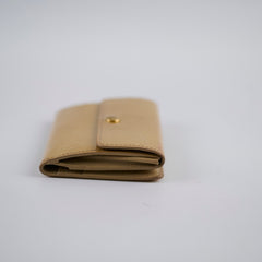 Louis Vuitton Vernis Compact Wallet Gold