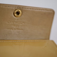 Louis Vuitton Vernis Compact Wallet Gold