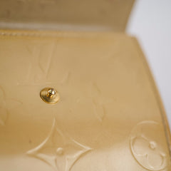 Louis Vuitton Vernis Compact Wallet Gold