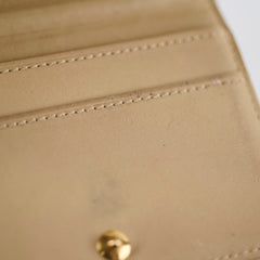 Louis Vuitton Vernis Compact Wallet Gold