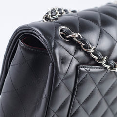 Chanel Lambskin Jumbo Classic Double Flap Black