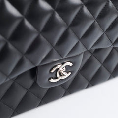 Chanel Lambskin Jumbo Classic Double Flap Black