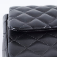 Chanel Lambskin Jumbo Classic Double Flap Black