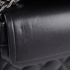 Chanel Lambskin Jumbo Classic Double Flap Black