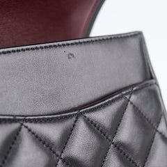 Chanel Lambskin Jumbo Classic Double Flap Black