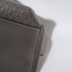 Gucci Microguccissima Leather Tote Grey