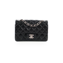 Chanel Mini Rectangular Lambskin Black