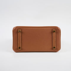 Hermes Birkin 25 Togo Gold GHW U Stamp