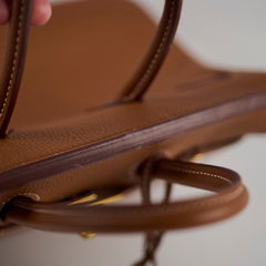 Hermes Birkin 25 Togo Gold GHW U Stamp