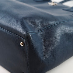 Chanel Exectutive Cerf Tote Navy