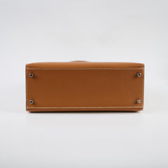 Hermes Birkin 25 Togo Gold GHW U Stamp