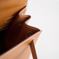 Hermes Birkin 25 Togo Gold GHW U Stamp