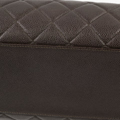 Chanel Tote Caviar Brown / Burgundy (21 Series)