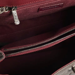 Chanel Tote Caviar Brown / Burgundy (21 Series)
