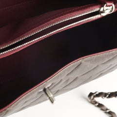 Chanel Tote Caviar Brown / Burgundy (21 Series)