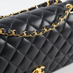 Chanel Classic Flap M/L Lambskin Black