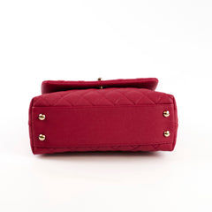 Chanel Coco Handle Small Caviar Raspberry Red/Pink (30 Series)
