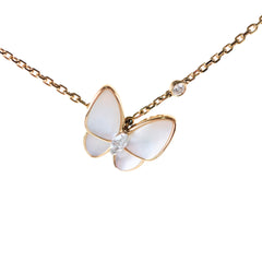 Van Cleef & Arpels Two Butterfly Necklace