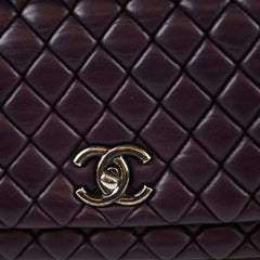 Chanel Purple Bubble Quilt Flap