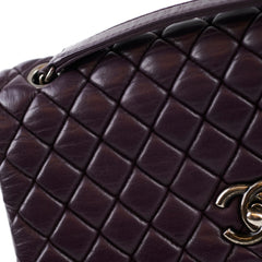 Chanel Purple Bubble Quilt Flap