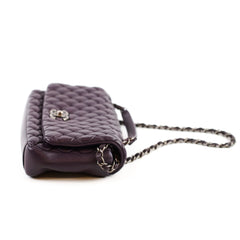 Chanel Purple Bubble Quilt Flap