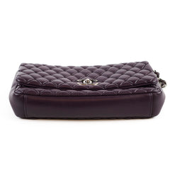 Chanel Purple Bubble Quilt Flap
