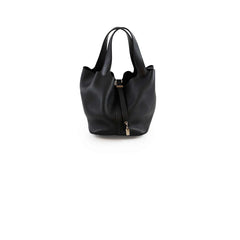 Hermès Picotin 22 Black PHW C Stamp