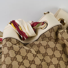 Gucci GG Canvas Positano Scarf Tote Bag