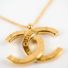 Chanel CC Gold Tone Necklace (Costume Jewellery)