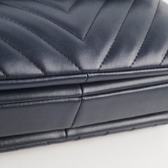 Chanel Small Trendy CC Navy Lambskin Light Gold HW