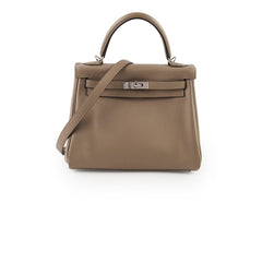 Hermes Kelly 25 Gris Asphalt Swift SHW C stamp