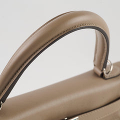 Hermes Kelly 25 Gris Asphalt Swift SHW C stamp