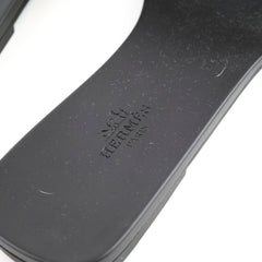 Hermes Aloha Sandals Black Size 40