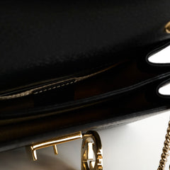 Gucci Dollar Small Interlocking G Calfskin Black