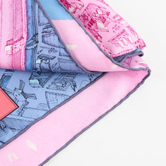 Hermès Hermes La Cité Cavalière Silk Scarf 90